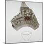 Fragment of Roman Pottery Found in Walbrook, City of London, 1820-null-Mounted Giclee Print