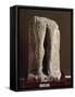 Fragment of Stele-Statue known as "Devil's Legs", from Collelongo, Province of L'Aquila, Italy-null-Framed Stretched Canvas