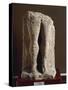 Fragment of Stele-Statue known as "Devil's Legs", from Collelongo, Province of L'Aquila, Italy-null-Stretched Canvas