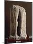 Fragment of Stele-Statue known as "Devil's Legs", from Collelongo, Province of L'Aquila, Italy-null-Mounted Giclee Print