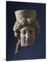 Fragment of Terracotta Woman's Bust-null-Stretched Canvas