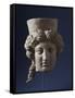 Fragment of Terracotta Woman's Bust-null-Framed Stretched Canvas