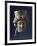 Fragment of Terracotta Woman's Bust-null-Framed Giclee Print