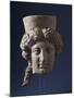 Fragment of Terracotta Woman's Bust-null-Mounted Giclee Print