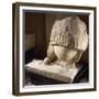 Fragment of the Great Statue of the Mother Goddess, from the Tarxien Temples-null-Framed Giclee Print