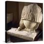 Fragment of the Great Statue of the Mother Goddess, from the Tarxien Temples-null-Stretched Canvas