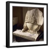 Fragment of the Great Statue of the Mother Goddess, from the Tarxien Temples-null-Framed Giclee Print