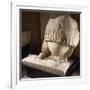 Fragment of the Great Statue of the Mother Goddess, from the Tarxien Temples-null-Framed Giclee Print