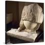 Fragment of the Great Statue of the Mother Goddess, from the Tarxien Temples-null-Stretched Canvas