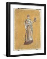 Fragment of Wall Painting: Melpomene, Muse of Tragedy-null-Framed Giclee Print