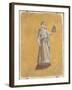 Fragment of Wall Painting: Melpomene, Muse of Tragedy-null-Framed Giclee Print