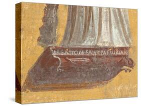 Fragment of Wall Painting: Melpomene, Muse of Tragedy-null-Stretched Canvas