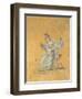 Fragment of Wall Painting: Urania, Muse of Astronomy-null-Framed Giclee Print