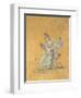 Fragment of Wall Painting: Urania, Muse of Astronomy-null-Framed Giclee Print