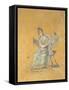 Fragment of Wall Painting: Urania, Muse of Astronomy-null-Framed Stretched Canvas