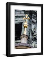 Fragment of Wawel Cathedral. Royal Archcathedral Basilica of Saints Stanislaus and Wenceslaus on Th-Curioso Travel Photography-Framed Photographic Print