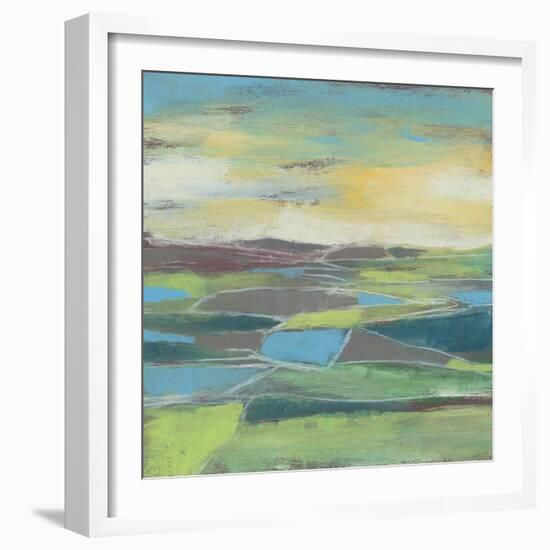 Fragmented Field II-Jennifer Goldberger-Framed Art Print