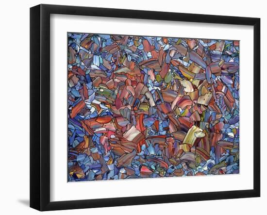 Fragmented Rose-James W. Johnson-Framed Giclee Print