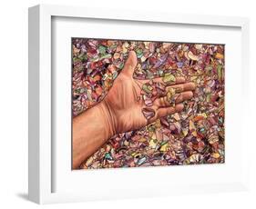 Fragmented Touch-James W. Johnson-Framed Giclee Print