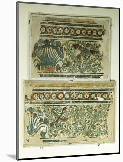 Fragments of a Palace Decoration from Thebes-null-Mounted Giclee Print