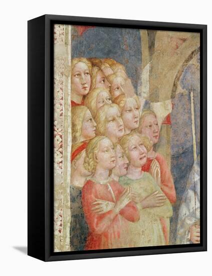 Fragments of Heads-Tommaso Masolino Da Panicale-Framed Stretched Canvas