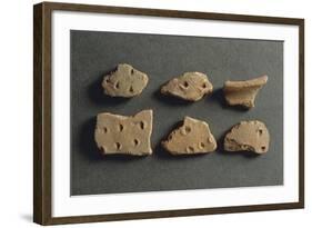 Fragments of Pottery, from Monte Bignone, Province of Imperia, Italy-null-Framed Giclee Print