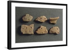 Fragments of Pottery, from Monte Bignone, Province of Imperia, Italy-null-Framed Giclee Print