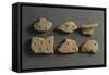 Fragments of Pottery, from Monte Bignone, Province of Imperia, Italy-null-Framed Stretched Canvas