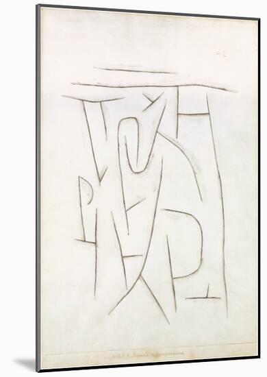 Fragments of the Area from Long Ago, c.1937-Paul Klee-Mounted Art Print