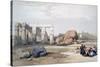 Fragments of the Great Colossi, at the Memnonium, 19th Century-David Roberts-Stretched Canvas