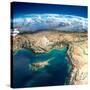 Fragments of the Planet Earth. Fragments of the Planet Earth. Cyprus, Syria and Turkey-Antartis-Stretched Canvas