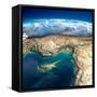 Fragments of the Planet Earth. Fragments of the Planet Earth. Cyprus, Syria and Turkey-Antartis-Framed Stretched Canvas