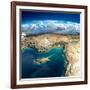 Fragments of the Planet Earth. Fragments of the Planet Earth. Cyprus, Syria and Turkey-Antartis-Framed Art Print