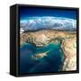 Fragments of the Planet Earth. Fragments of the Planet Earth. Cyprus, Syria and Turkey-Antartis-Framed Stretched Canvas