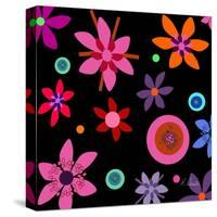 Fragrant Folly Black-Ruth Palmer-Stretched Canvas