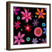 Fragrant Folly Black-Ruth Palmer-Framed Art Print