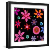 Fragrant Folly Black-Ruth Palmer-Framed Art Print