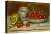 Fraises, around 1905 Canvas, 28 x 46 cm RF 1963-17.-Pierre-Auguste Renoir-Stretched Canvas