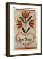 Fraktur Bookplate, Southeastern Pennsylvania, 1837-null-Framed Giclee Print