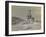 Fram on Narrow Passage Through Ice, Engraving from Report of Fram Expedition of 1893-1896-Fridtjof Nansen-Framed Giclee Print