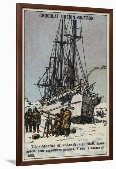 Fram, Ship Specially Designed for Polar Expeditions-null-Framed Giclee Print