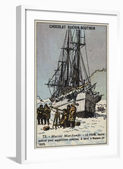 Fram, Ship Specially Designed for Polar Expeditions-null-Framed Giclee Print