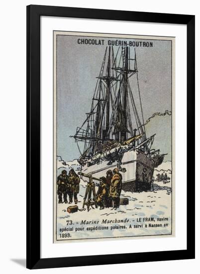 Fram, Ship Specially Designed for Polar Expeditions-null-Framed Giclee Print