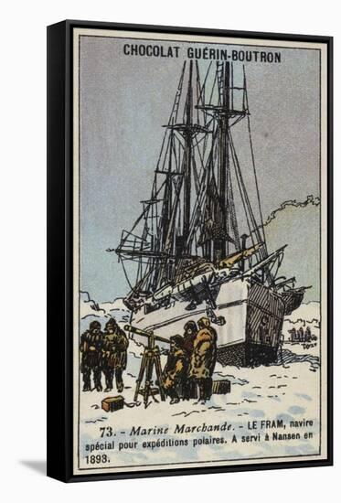 Fram, Ship Specially Designed for Polar Expeditions-null-Framed Stretched Canvas