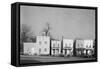 Frame houses in Fredericksburg, Virginia, 1936-Walker Evans-Framed Stretched Canvas