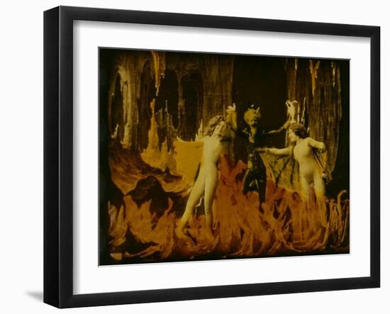 Frame of Hand-Tinted French Silent Film-Fritz Goro-Framed Photographic Print