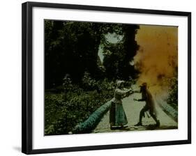 Frame of Hand-Tinted French Silent Film-Fritz Goro-Framed Photographic Print