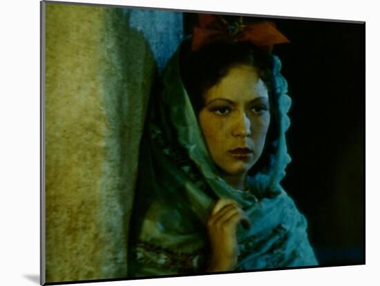 Frame of Hand-Tinted Silent Film-Fritz Goro-Mounted Photographic Print