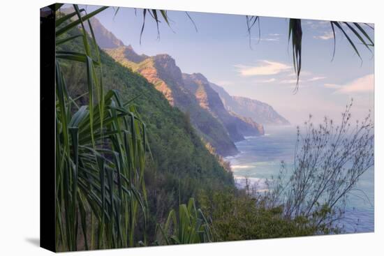 Framed Coast, Kauai-Vincent James-Stretched Canvas