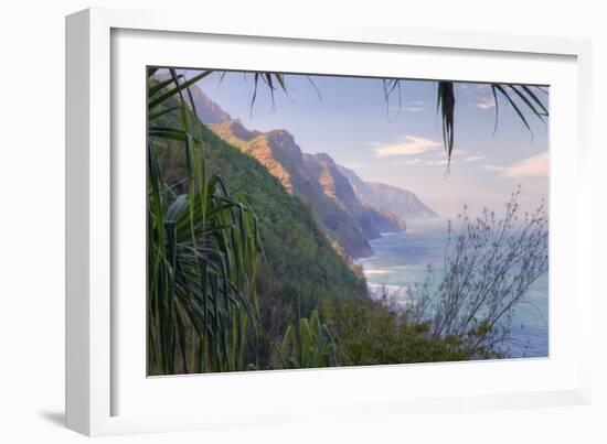 Framed Coast, Kauai-Vincent James-Framed Photographic Print